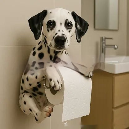 Crafts Statue Home Decoration Cute Dog Tissue Holder