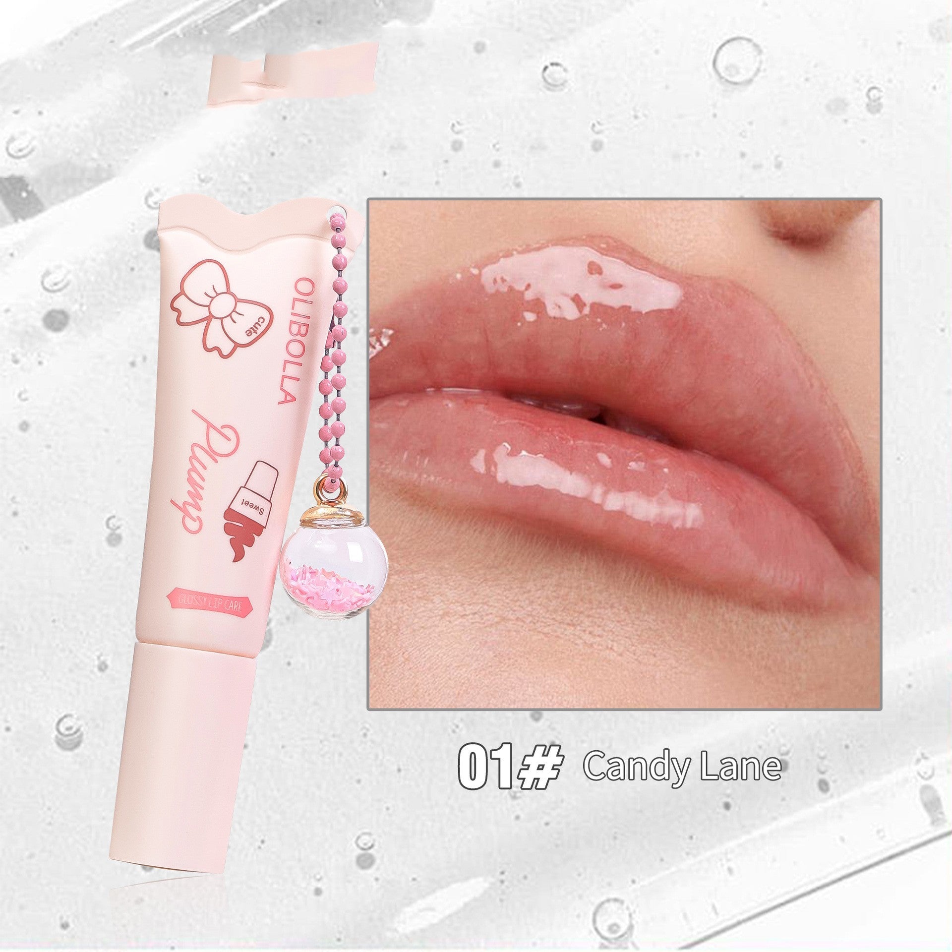 Ice Cream Lip Balm With Pendant Water Light