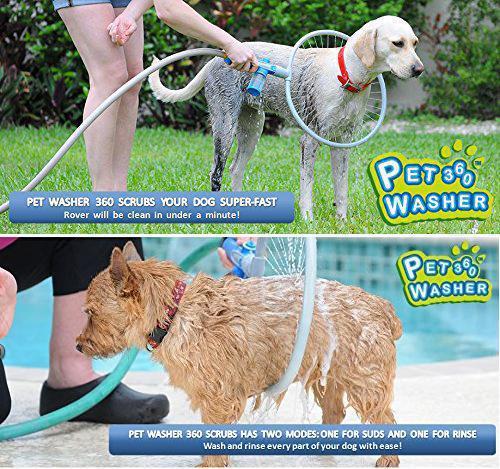 Fully automatic 360 degree pet supplies bath ring - EL CHEG