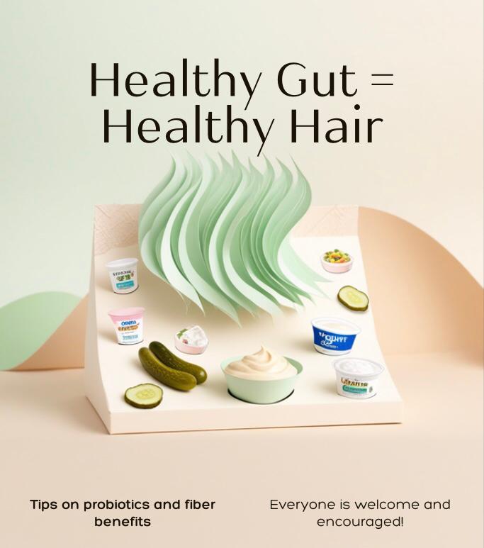 ✨ Did you know your gut can affect your hair?