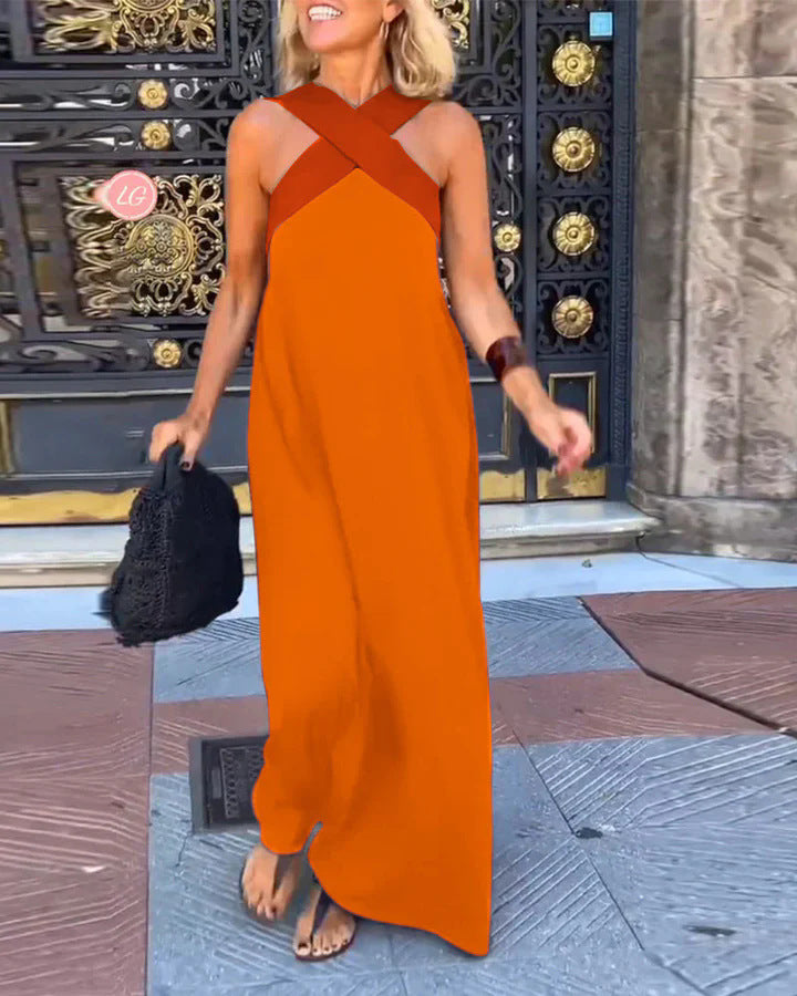 Women's Cross Beauty Back Dress