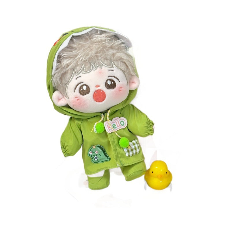 10cm20cm Cotton Doll Clothes Suit Cute Animal Outdoor Raincoat