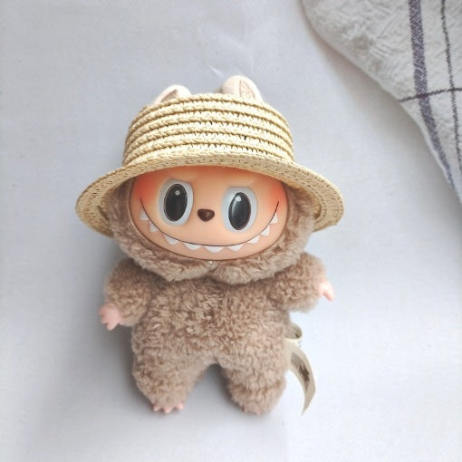 Straw Hat Automobiles Curtain Cloth Headwear Ear Leakage Baby Hat Air Top.