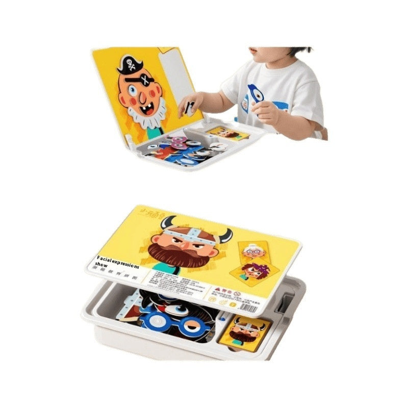 Magnetic Puzzle Children's Magnetic Toy Building Blocks.