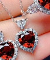 Switzerland Topaz Blue Set Rings Eardrop Pendant