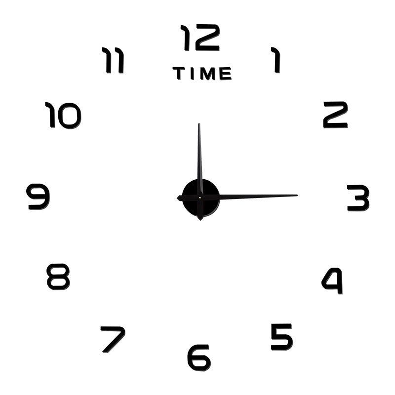 Creative Night Light Silent Clock Decorative Wall Stickers - EL CHEG