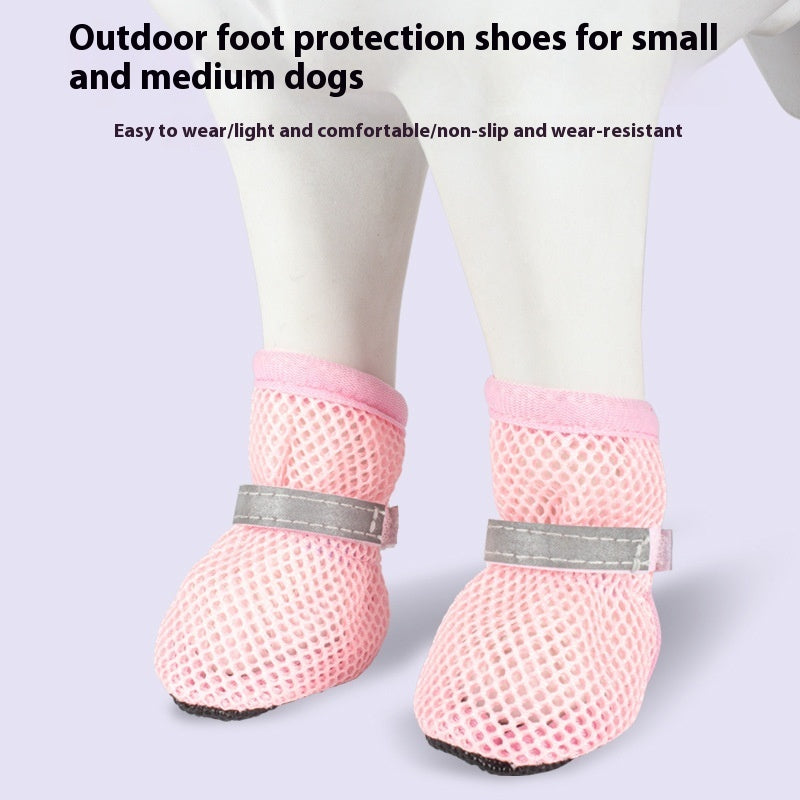 Summer Non-slip Breathable And Wearable Pet Dog Shoes