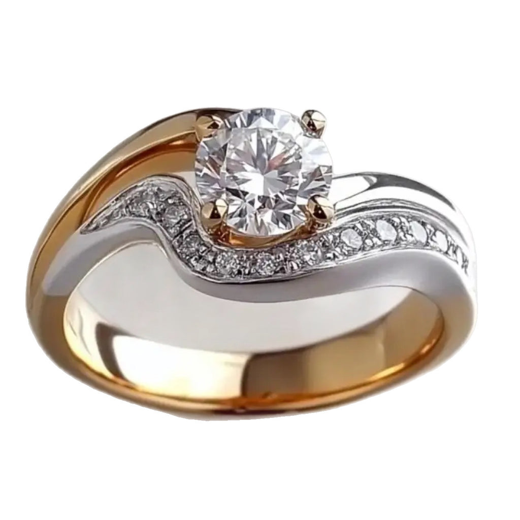 Women's Simple All-match Fashion Moissanite Ring
