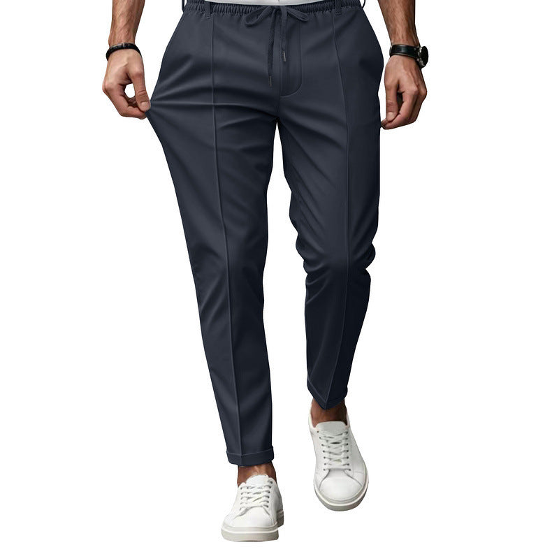 Men's Business Slim Fit Tapered Casual Pants