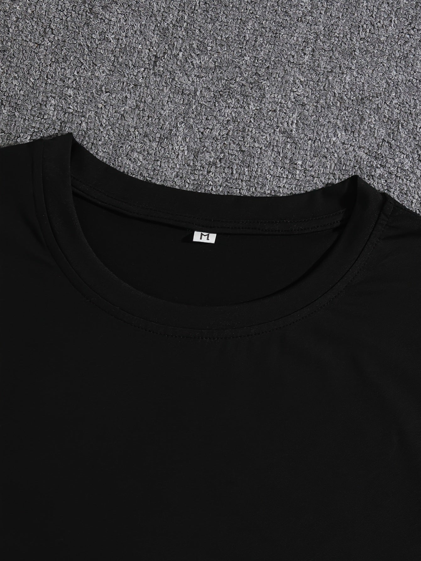 Simple Casual Men's Letter Short Sleeve T-shirt