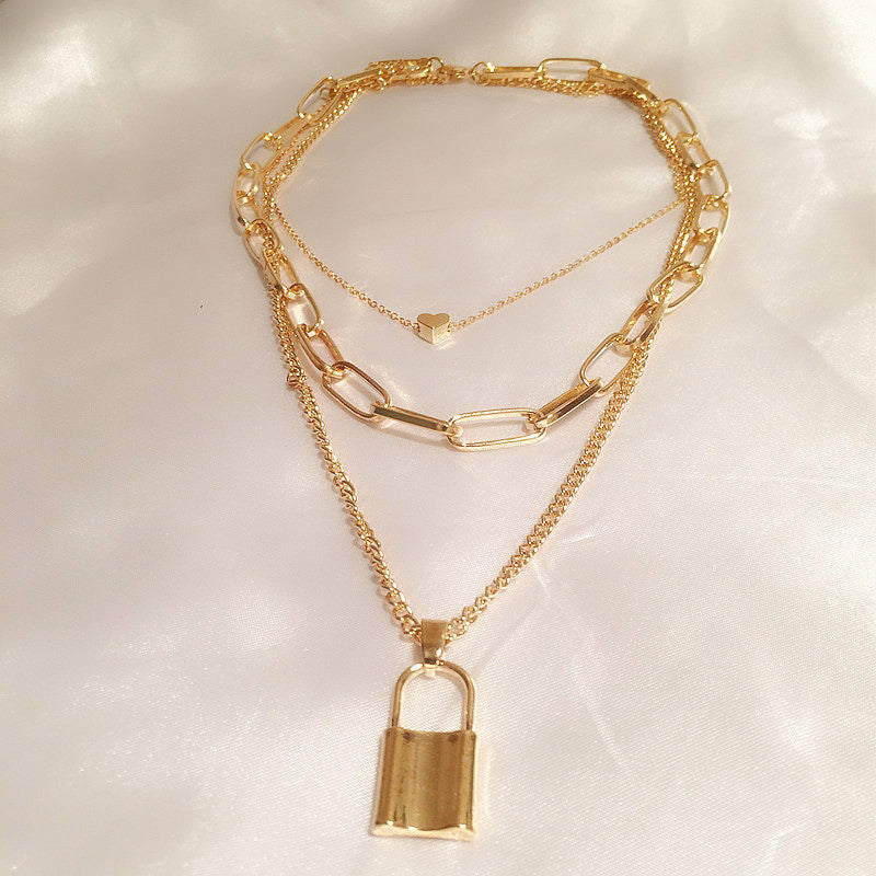 Multilayer Water Wave Chain Necklace