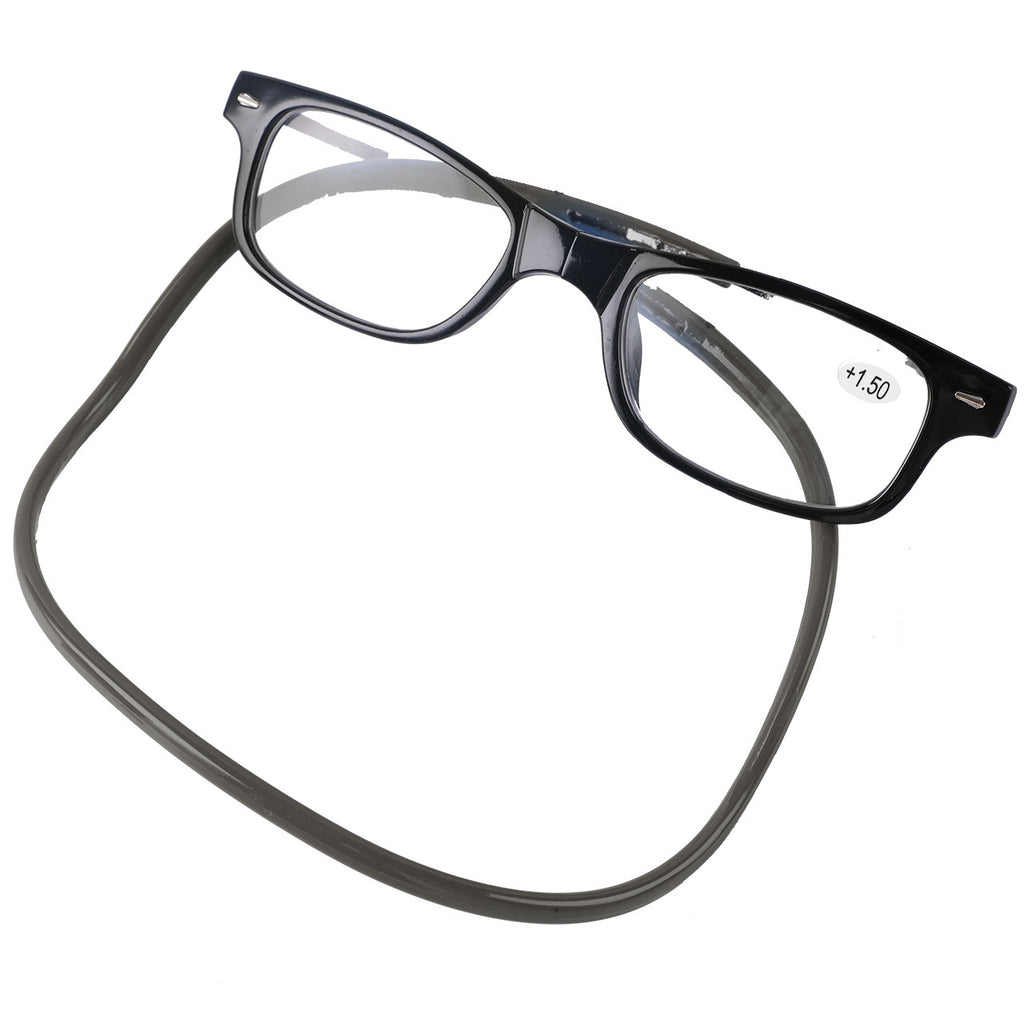 Anti-lost Silicone Magnet Hanging Neck Foldable Presbyopic Glasses