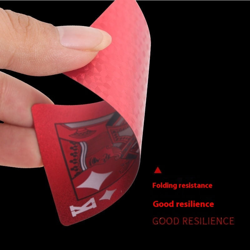 Playing Cards Plastic Waterproof Red Local Tyrant Fighting Landlord For Spring Festival