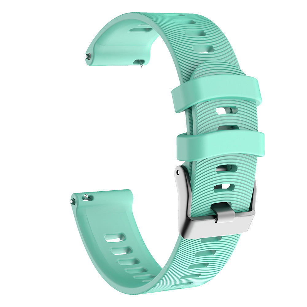 Universal Water Pattern Two-color Horizontal Pattern Silicone Buckle Strap
