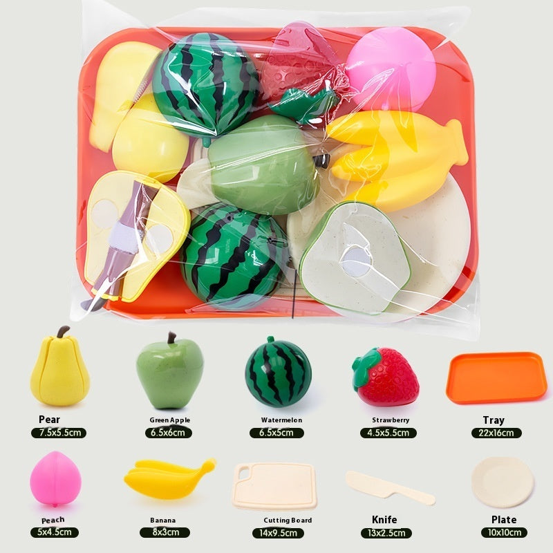 Children Play House Emulational Fruit Slicer Educational Toys