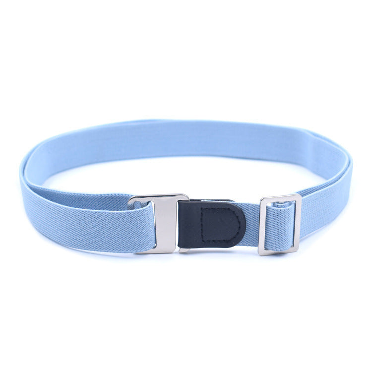 Unisex pants with adjustable belt