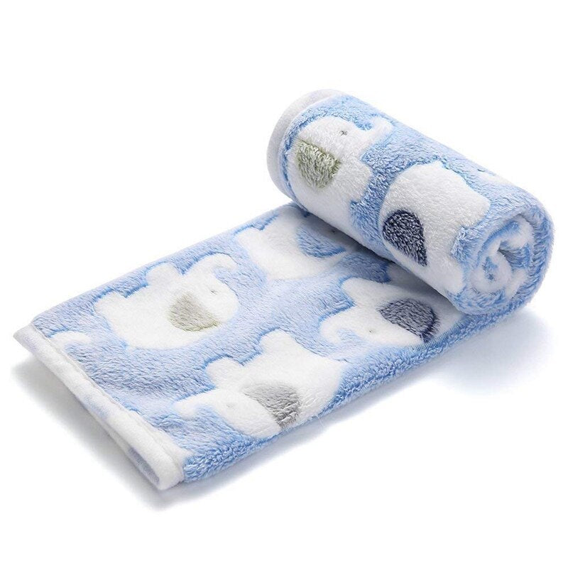 Creative coral fleece padded warm doghouse