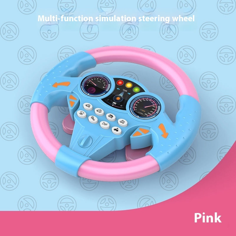 Suction Cup Large Analog Co-pilot Music Steering Wheel