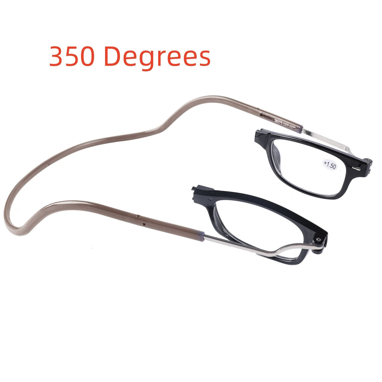 Anti-lost Silicone Magnet Hanging Neck Foldable Presbyopic Glasses