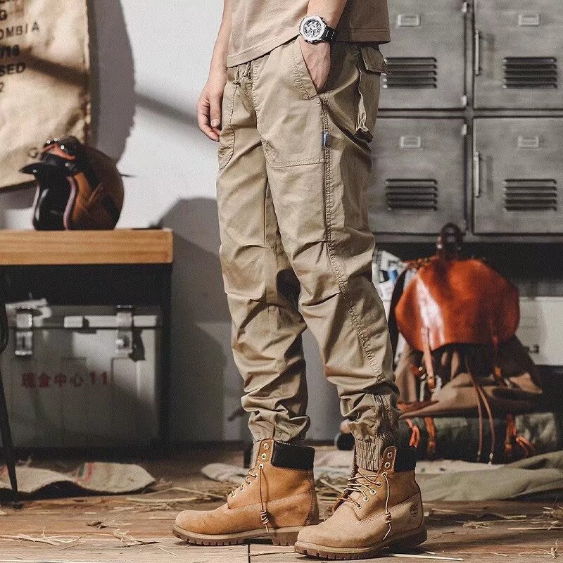 Loose-fit Tappered Men's Plus Size Loose All-matching Casual Trousers