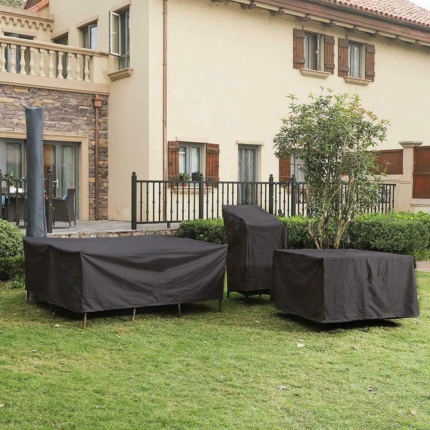 210D Oxford Cloth Outdoor Waterproof Furniture Protective Cover - EL CHEG