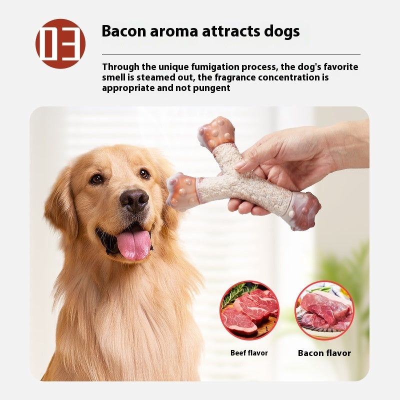 Polka Dot Bone 3-piece Set Medium Large Chewing Bite-resistant Dog Toy