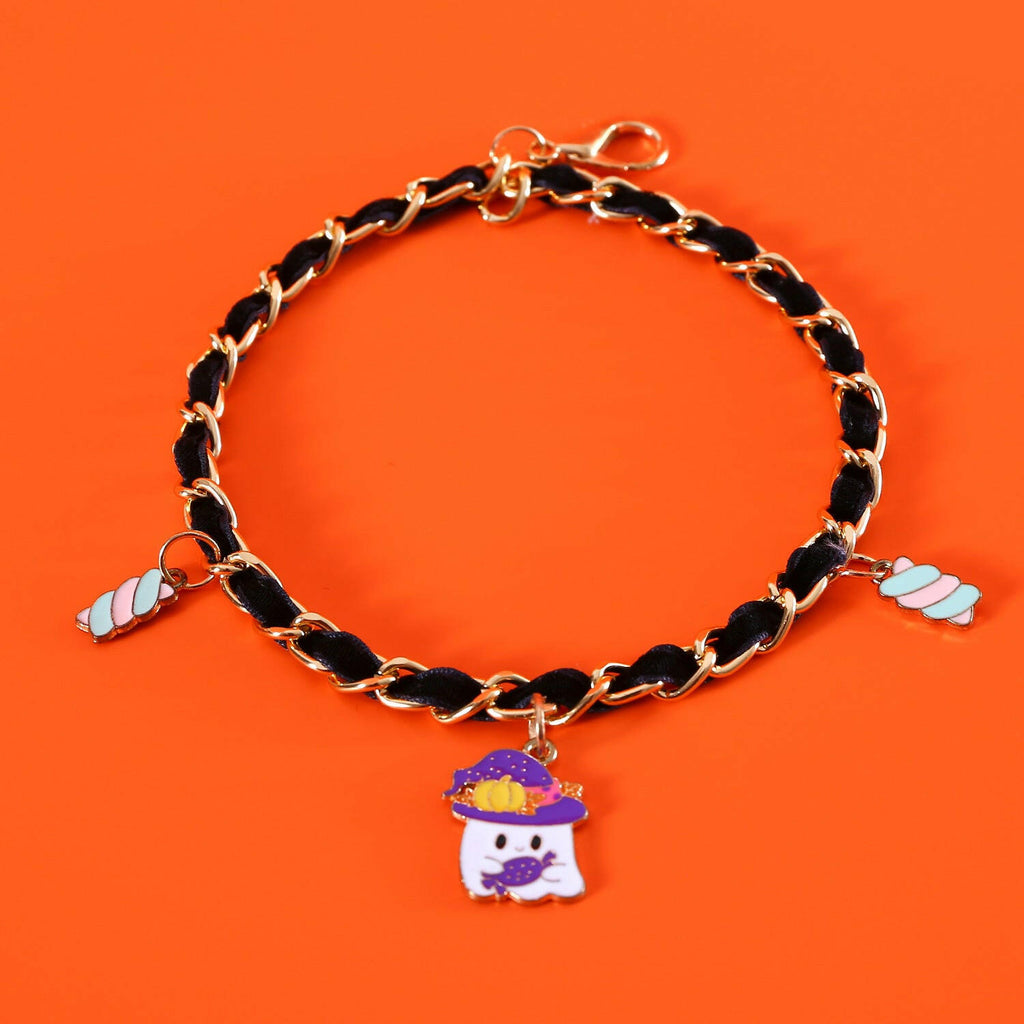 Pet Halloween Collar Velvet Dripping Bat Accessories - EL CHEG