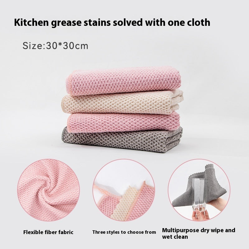 Corn Household Cleaning Cloth Microfiber Multifunctional Rag - EL CHEG