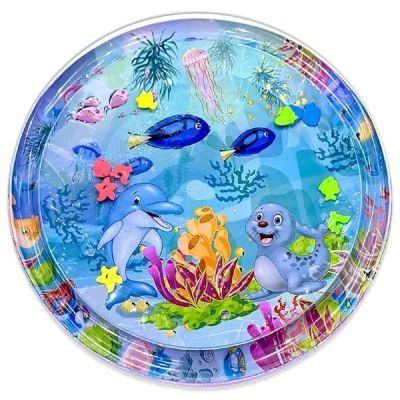 Cartoon Explosion-proof PVC Inflatable Baby Crawling Pat Mat Toy.