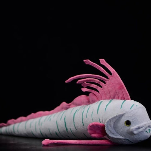 Paddle Fish Doll Simulation Royal Banded Fish Plush Toy
