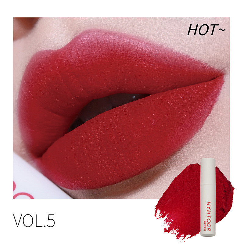 Macaron Pink Matte Matte Velvet Lip And Cheek Dual-Use Lip Glaze
