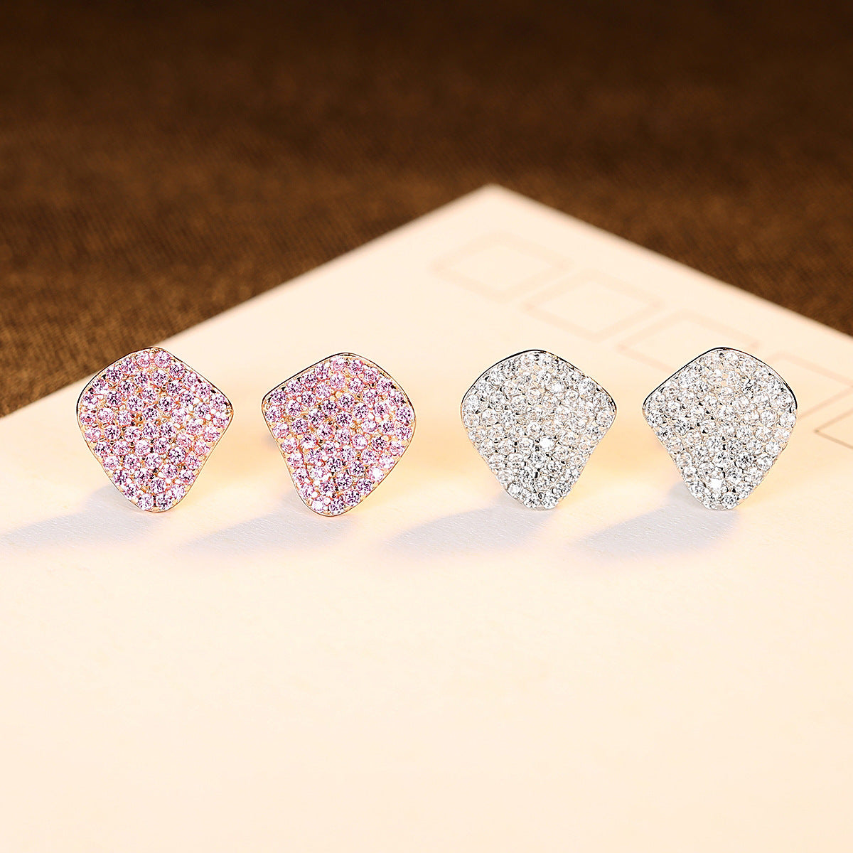 925 Sterling Silver Zircon Earrings Earrings Earrings Small And Simple Retro Jewelry