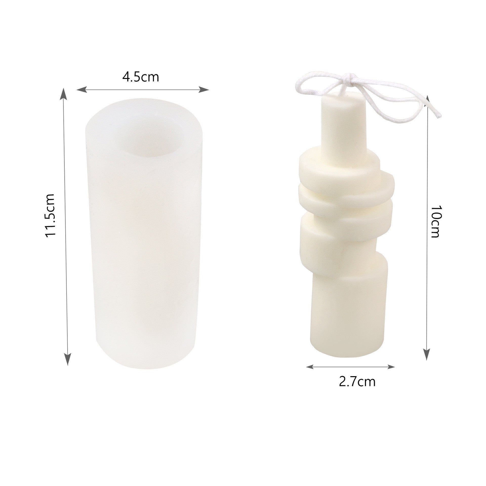 Polygonal Silicone Geometric Magic Ball Candle Mold