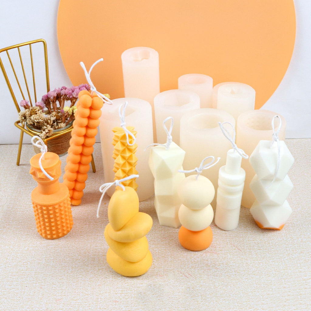 Polygonal Silicone Geometric Magic Ball Candle Mold
