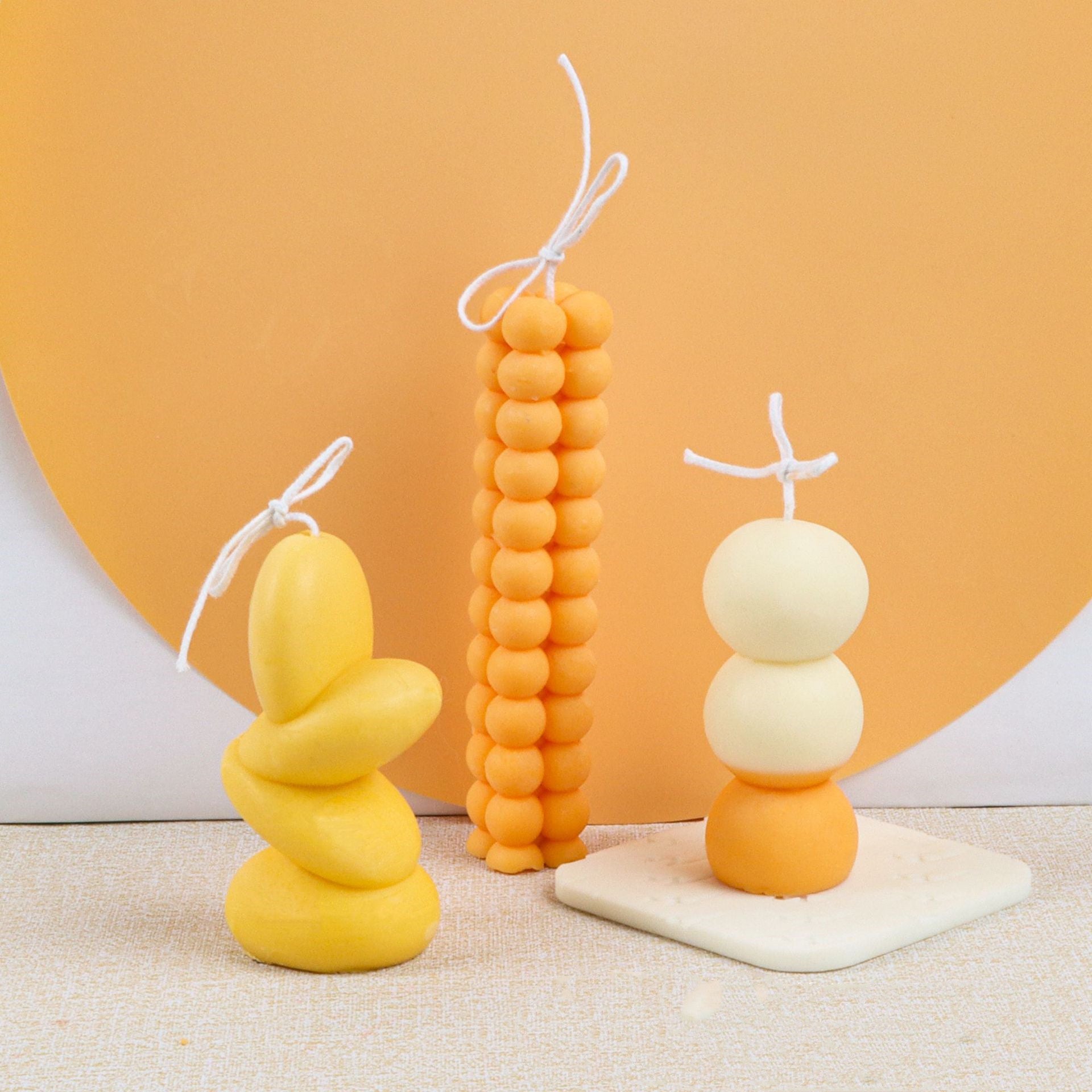 Polygonal Silicone Geometric Magic Ball Candle Mold