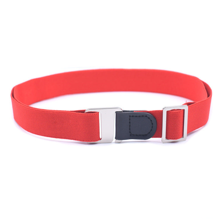 Unisex pants with adjustable belt