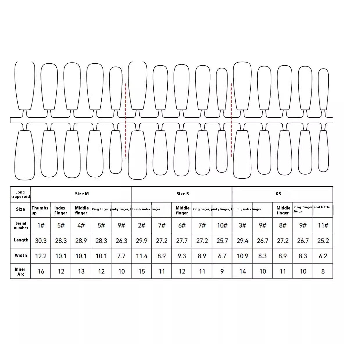 High-grade Long Crystal Plated Frosted Seal Nail Sticker - EL CHEG