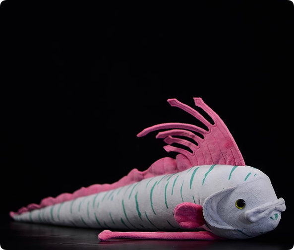 Paddle Fish Doll Simulation Royal Banded Fish Plush Toy