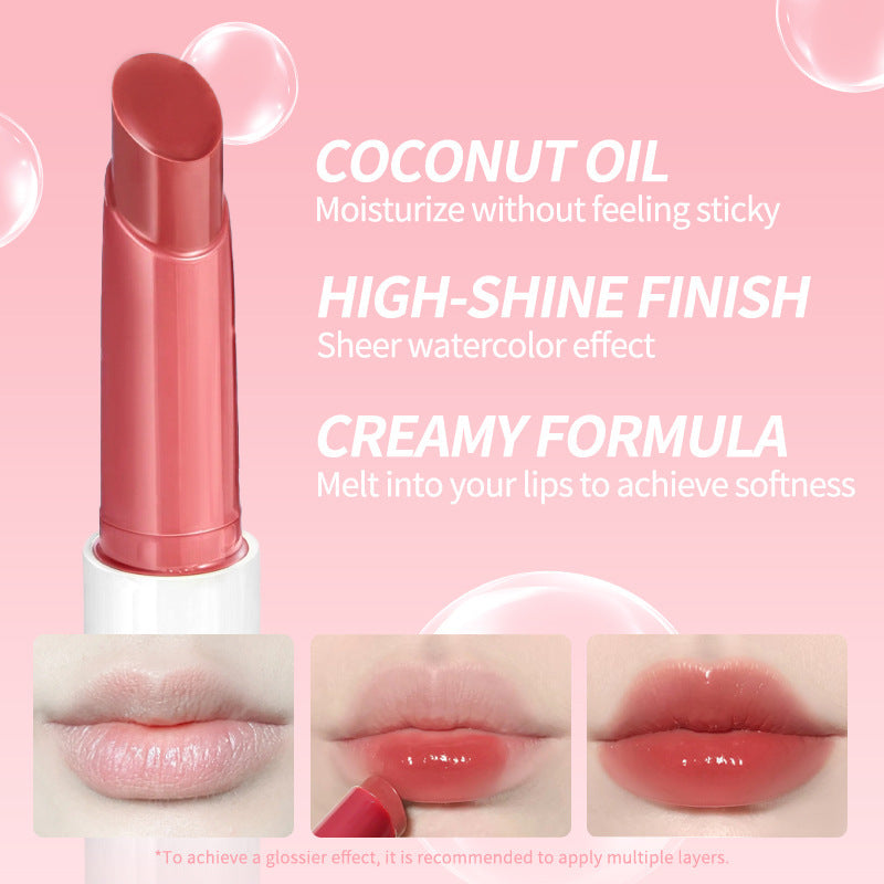 6 Color Press Water Light Solid Lip Lacquer