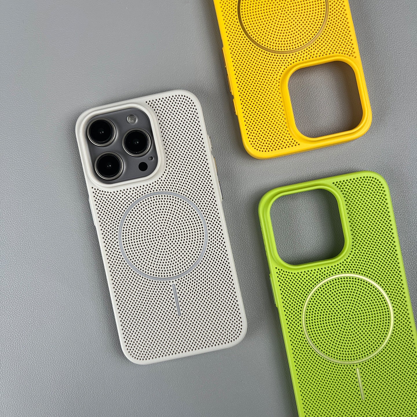 Breathable And Heat Dissipating Thin Ring Magnetic Phone Case