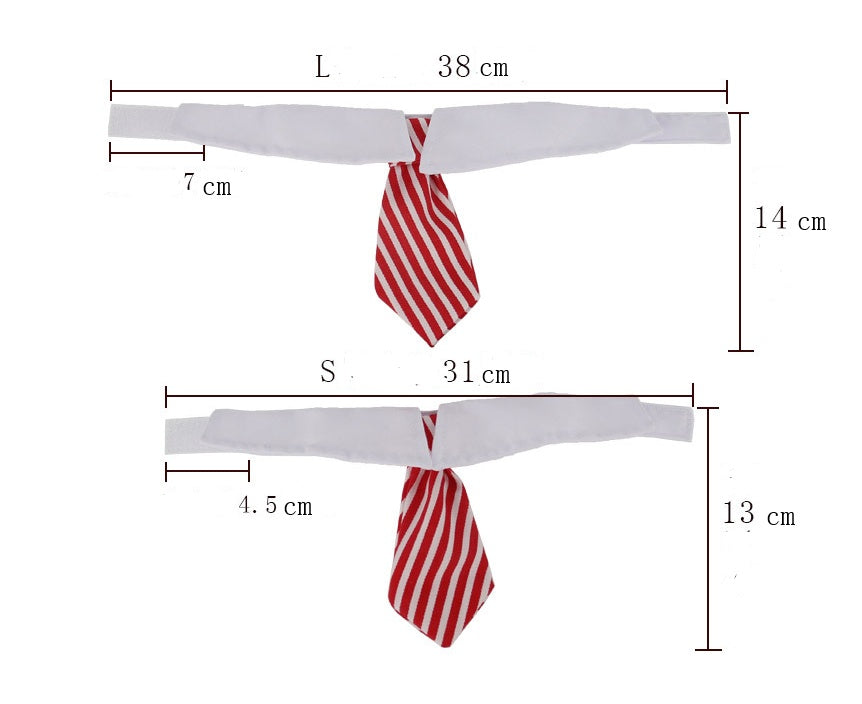 Pet bow tie tie child baby tie cartoon print small tie spot wholesale dog tie - EL CHEG