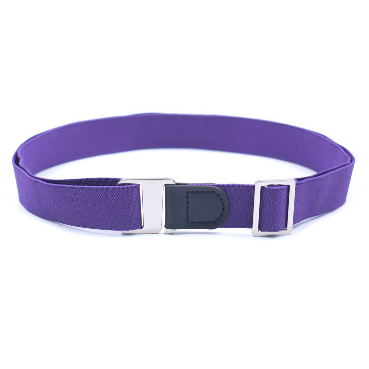 Unisex pants with adjustable belt