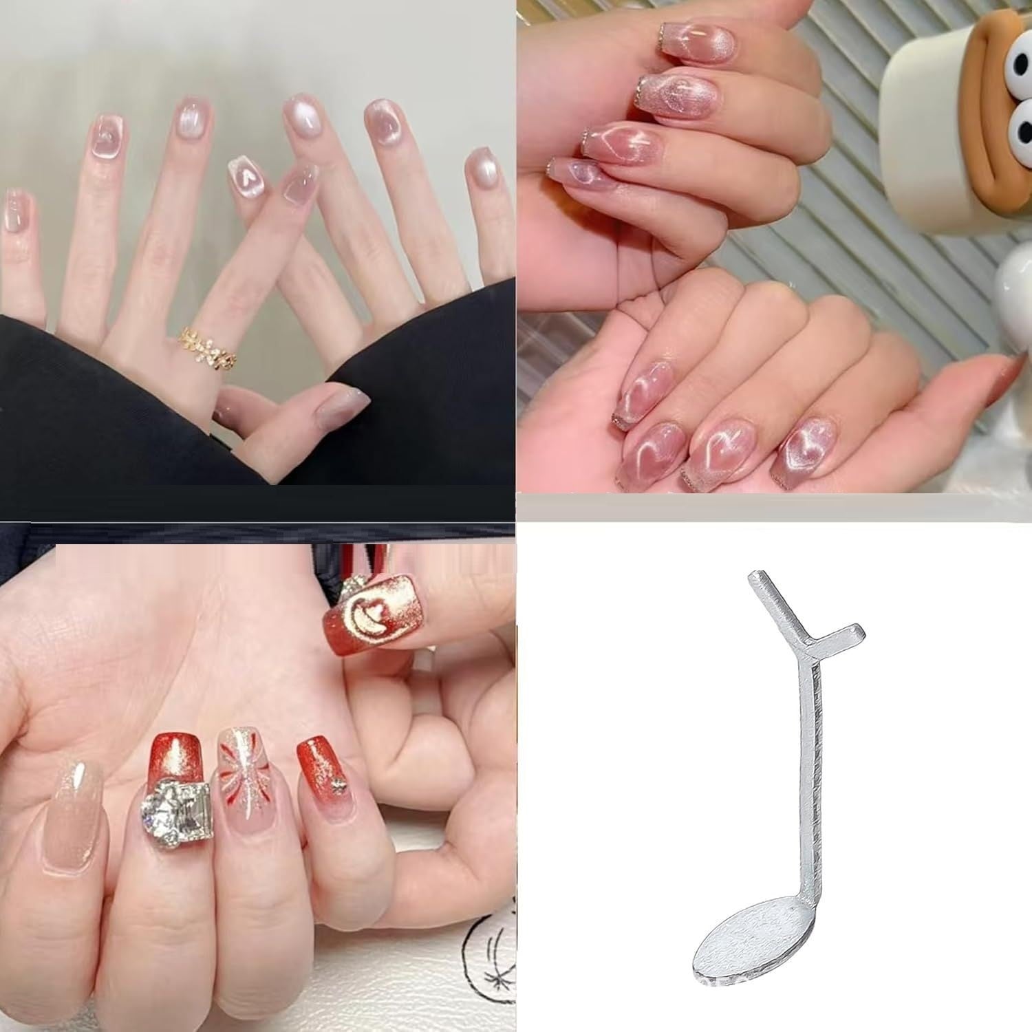 Cat Eye Gel Nail Polish Double-headed Magnetic Rod - EL CHEG