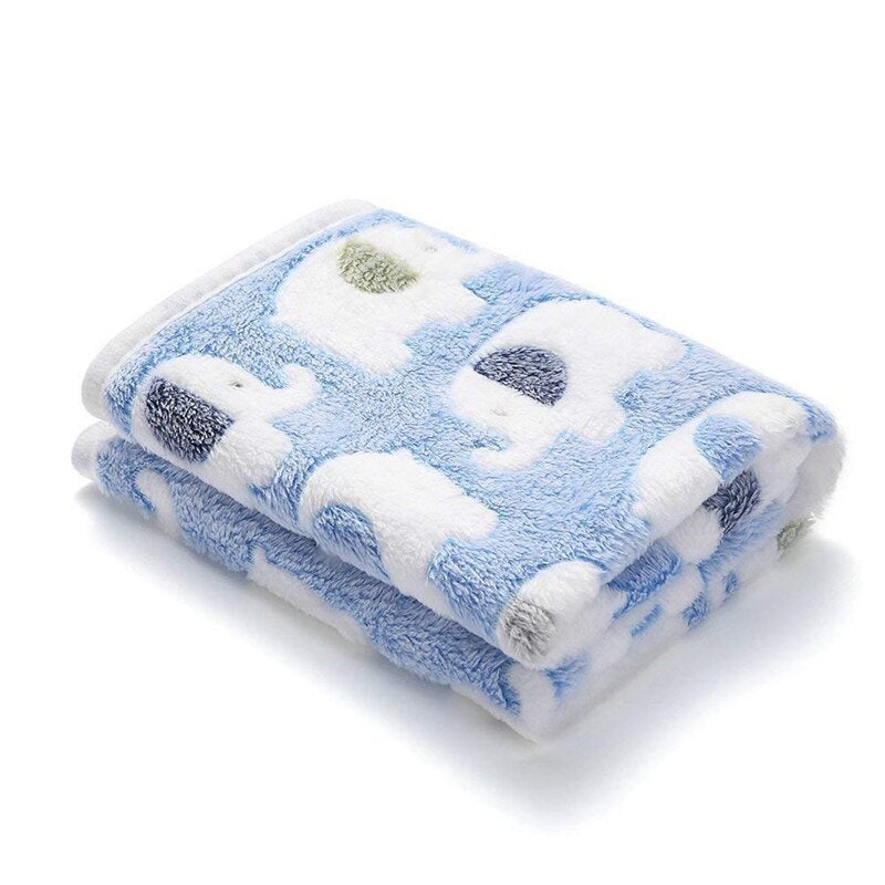 Creative coral fleece padded warm doghouse