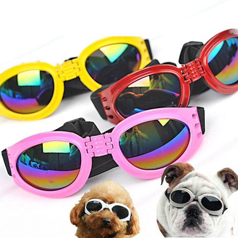 Dog Sunglasses Foldable Medium Size Waterproof Goggles UV Protection Glasses For Pets - EL CHEG