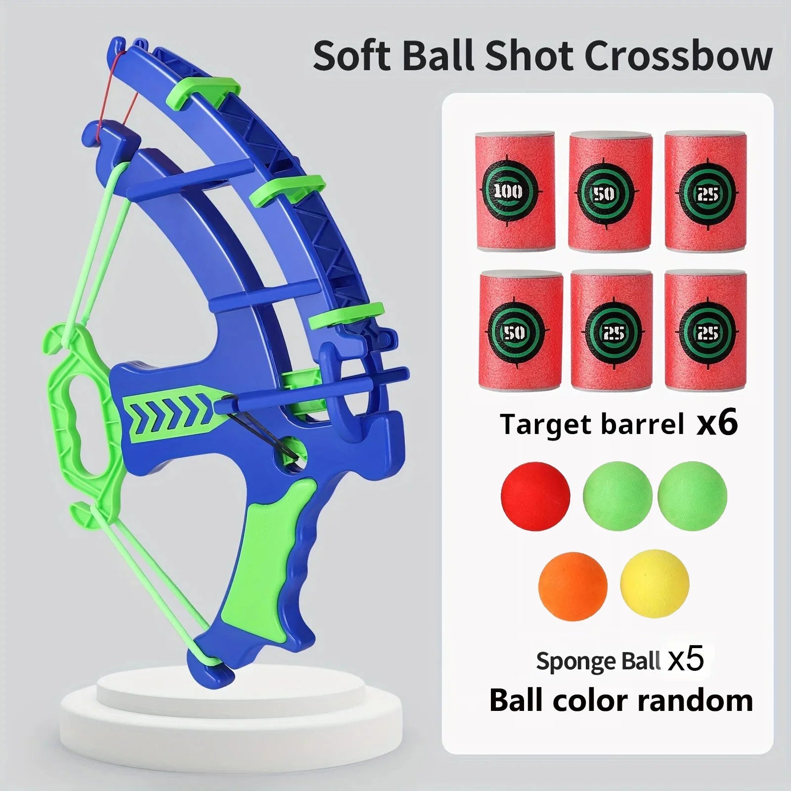 Soft Bullet Target Practice Toy for Children, Educational Shooting Practice Toys with Soft Bullets - EL CHEG