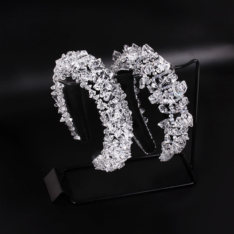 Europe And America Baroque Sponge Hairband Hair Accessories