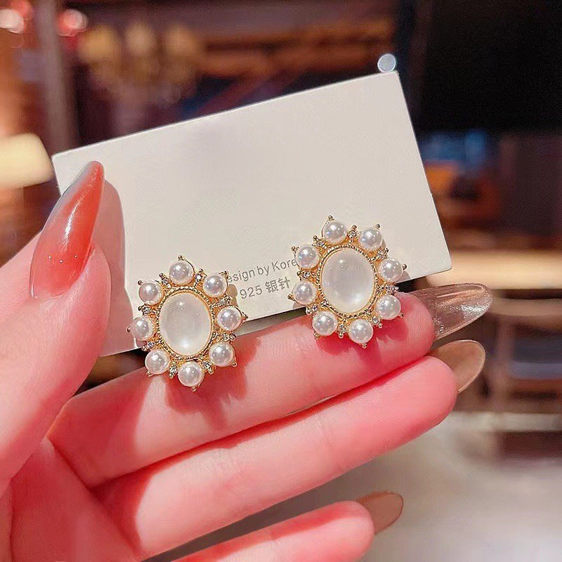 Korean Fashion Earrings Online Celebrity Live Streaming