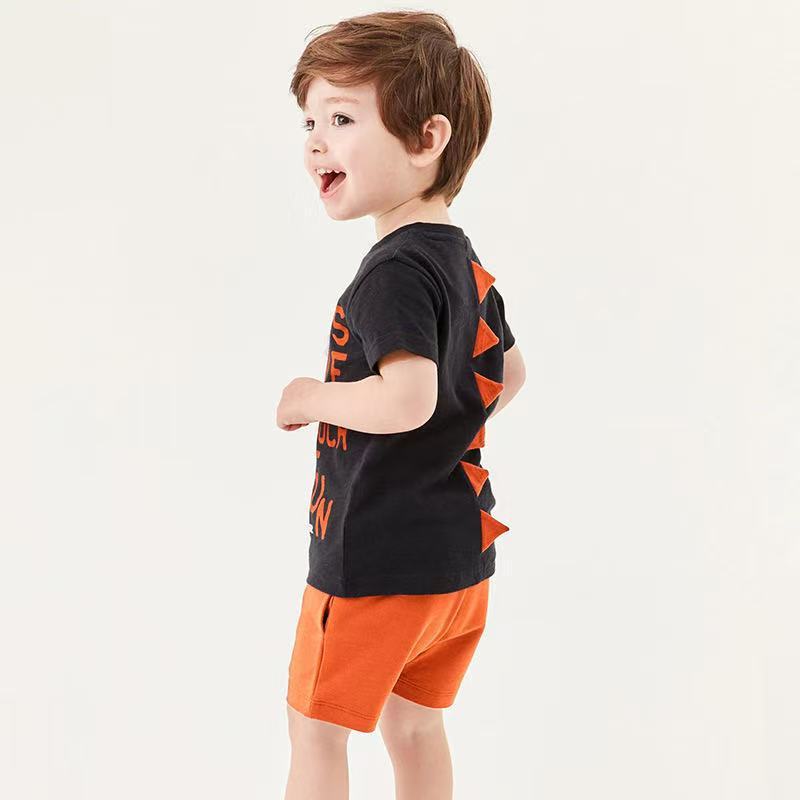 Suit Cotton Short Sleeve T-shirt Children's Suit