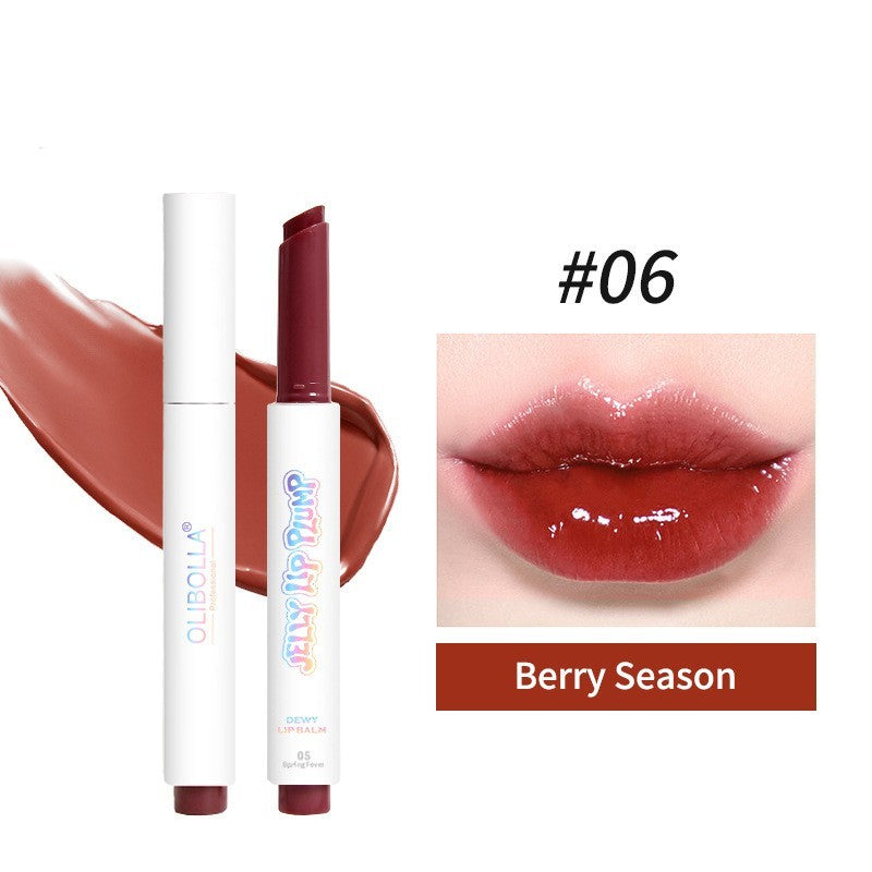6 Color Press Water Light Solid Lip Lacquer